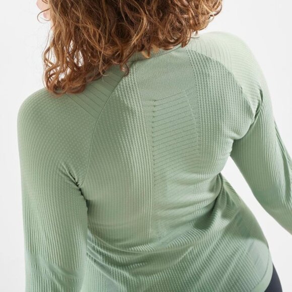 Salomon SNTIAL WARM Women's Long Sleeve Top Lily Pad Size Large - Picture 3 of 12